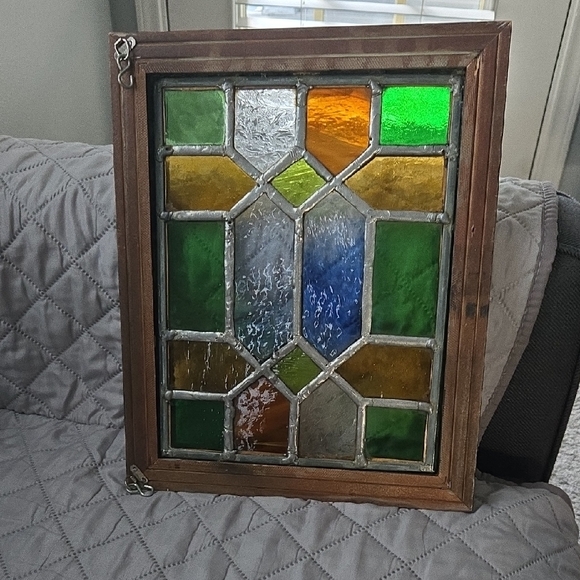 Colorful Stained Glass Window Panel - Picture 3 of 6
